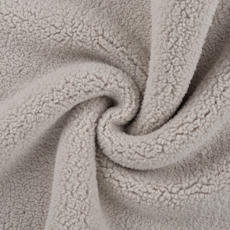 Tissu Fausse Fourrure Bouclette Sable