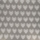Tissu Amor Coton 57fils Gris 