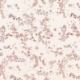 Tissu Fleurs Coton 57fils Rouge