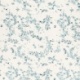 Tissu Fleurs Coton 57fils Indigo