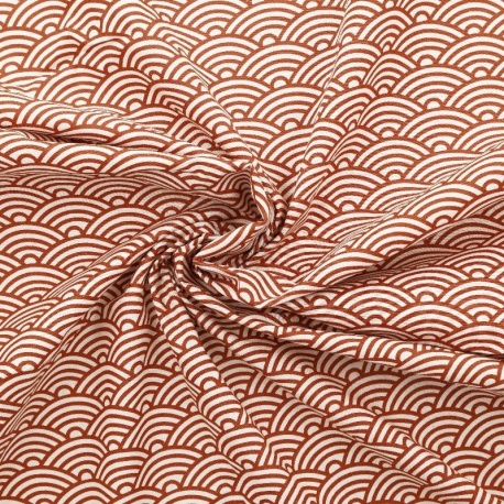 Tissu Japan Coton 57fils Feu 