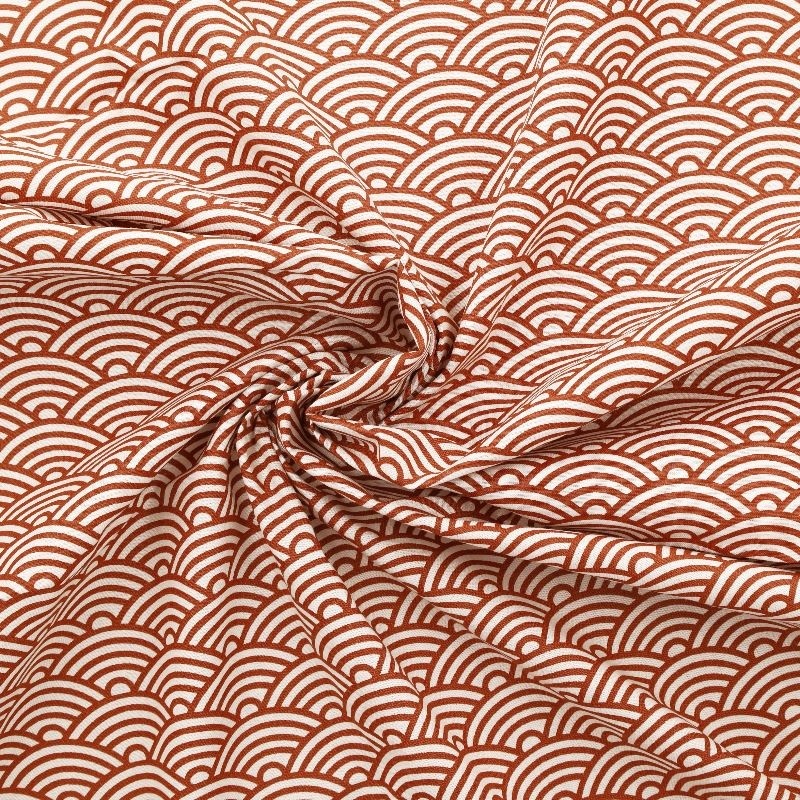 Tissu Japan Coton 57fils Feu 