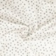 Tissu Etoile Coton 57fils Taupe 