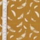 Tissu Plume Coton 57fils Curry 