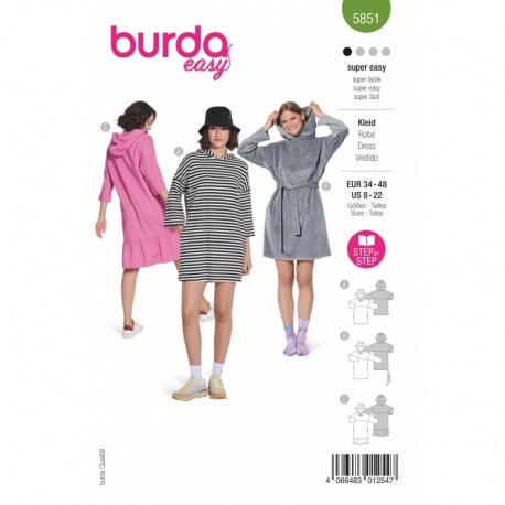 Patron 5851 Burda Robe 34/48