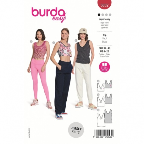 Patron 5852 Burda Top 34/48