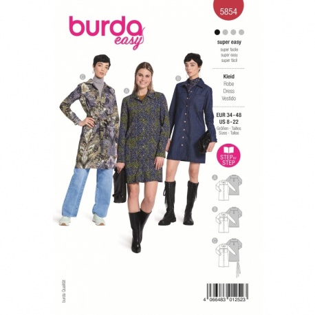 Patron 5854 Burda Robe 34/48