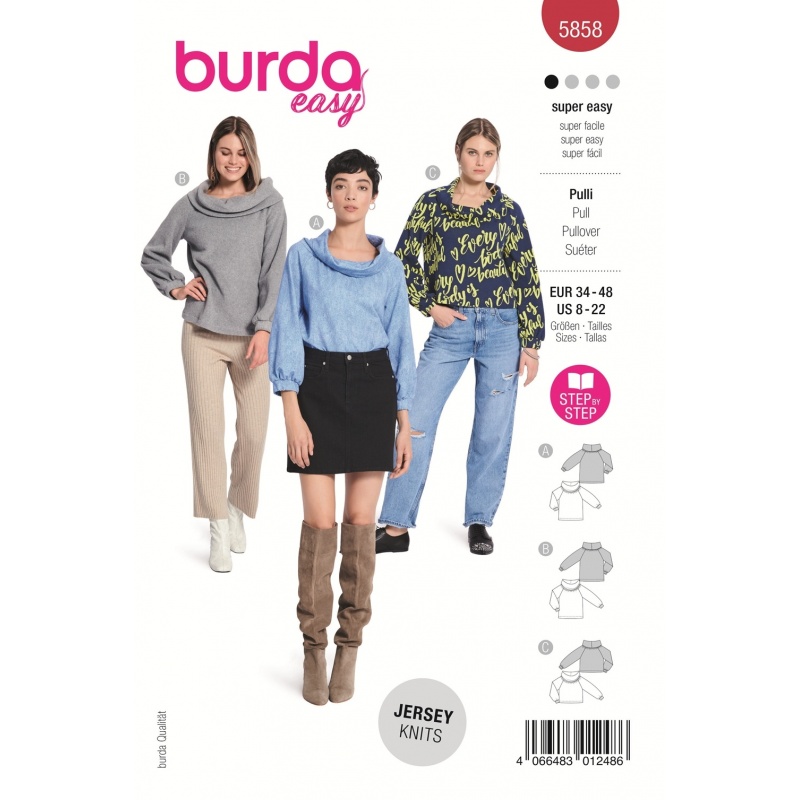 Patron 5858 Burda Pull 34/48