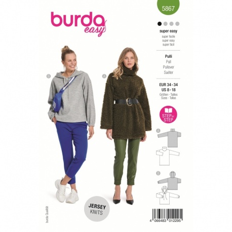 Patron 5867 Burda Pull 34/44