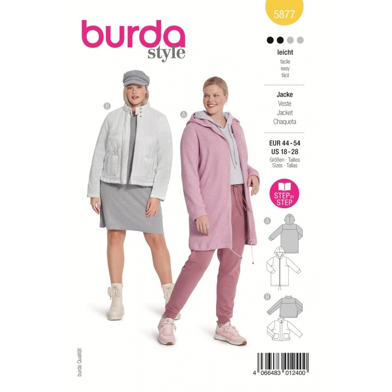 Patron 5877 Burda Veste 44/54