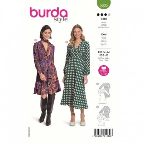 Patron 5885 Burda Robe 34/44