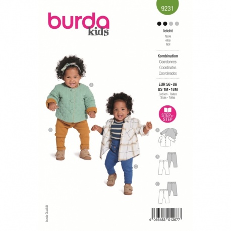 Patron 9231 Burda Kids Ensemble 56-86