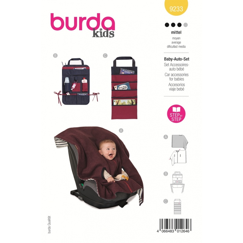 Patron 9233 Burda Kids Accessoires Bebe Tu