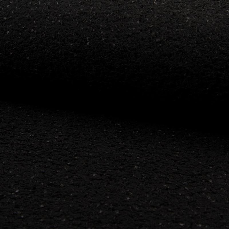 Tissu Mouton Dentelle Noir 