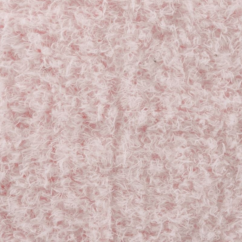 Tissu Mouton Frisé Rose Clair 