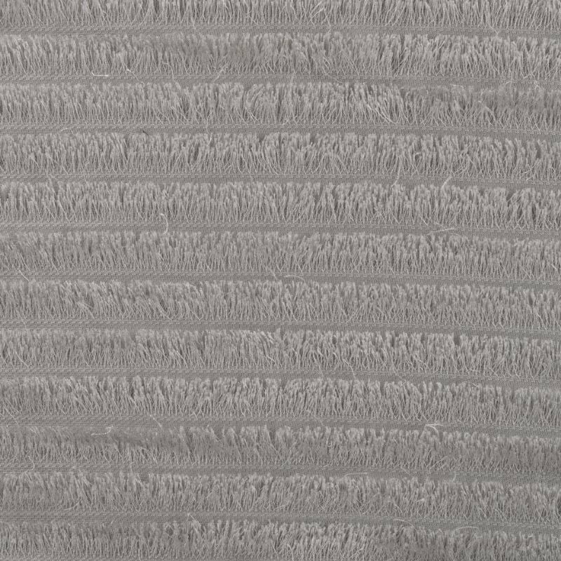 Tissu Mouton Rayure Gris Clair 