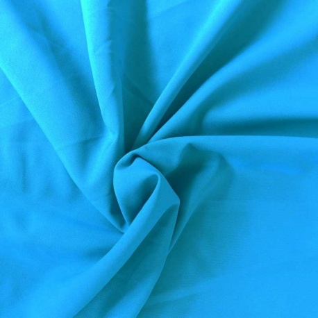 Tissu Burlington Uni Grande Largeur Bleu