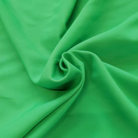 Tissu Burlington Uni Grande Largeur Vert 