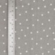 Tissu Pois Coton 57fils Gris 