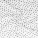 Tissu Starlette Coton 57fils Noir 