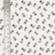 Tissu Starlette Coton 57fils Noir 