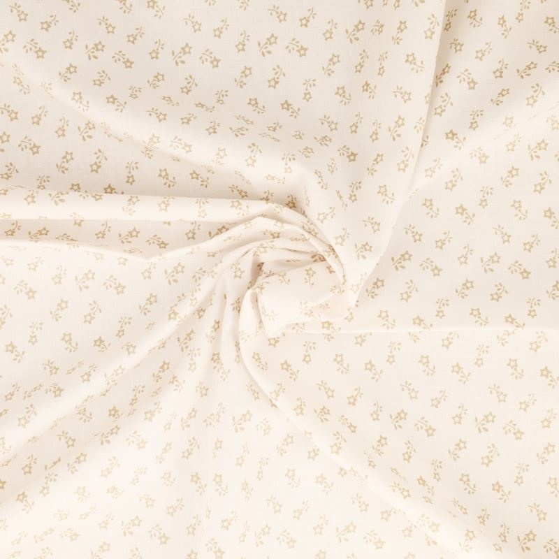 Tissu Starlette Coton 57fils Galet 