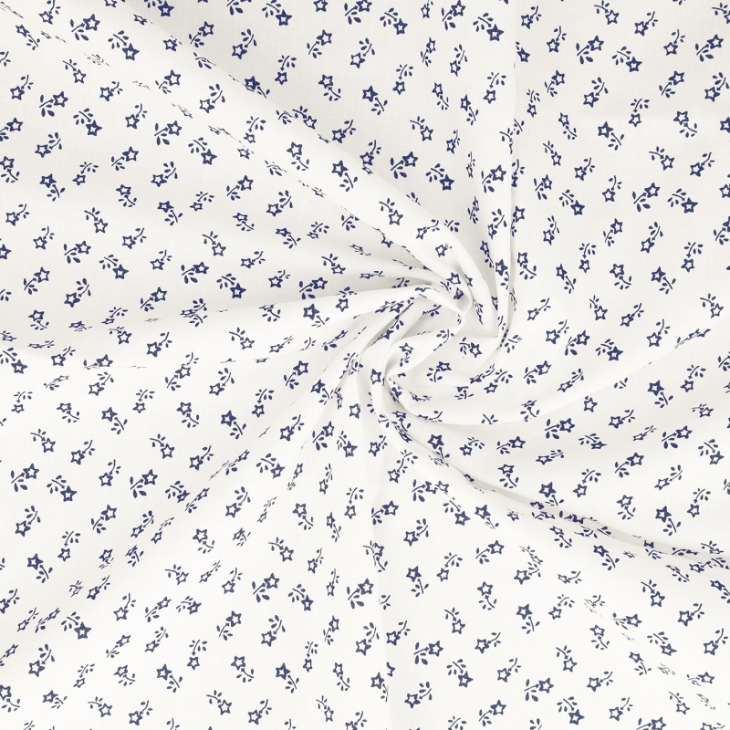 Tissu Starlette Coton 57fils Gris