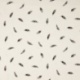Tissu Jersey Plumes Ecru noir 