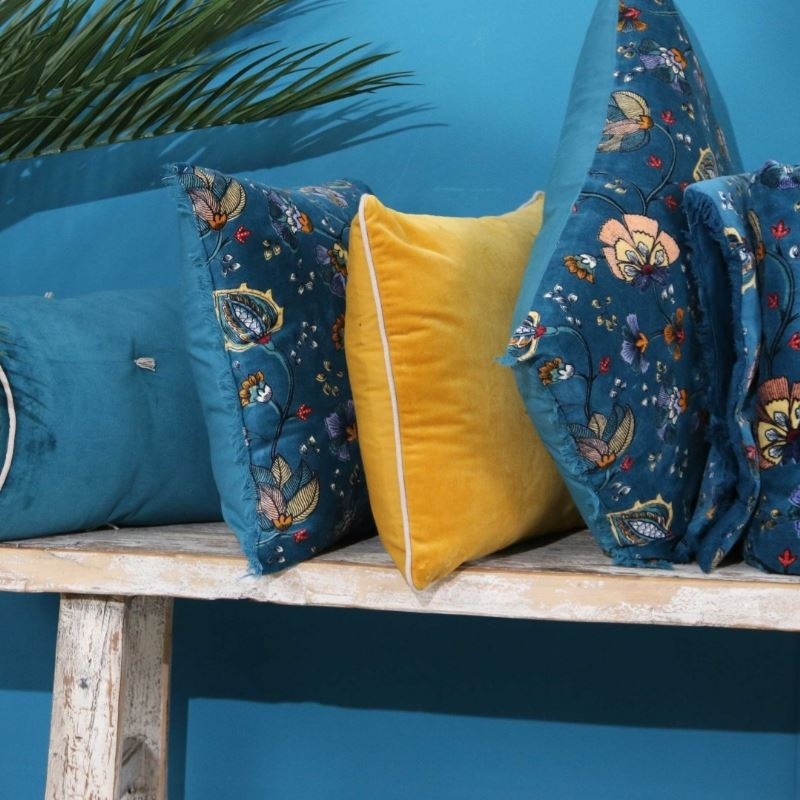Housse de Coussin Collection  Cachemire Ocean