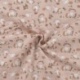 Tissu Popeline Imprimé Lapin Fond Nude