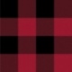 Tissu Polaire Microfibre Carreaux Rouge 