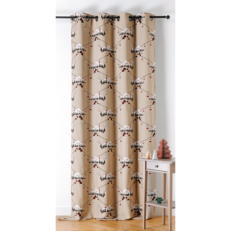 Tissu Jacquard Chamonix Naturel 