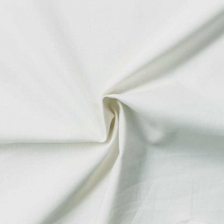 Tissu Coton 57fils Gael  Blanc