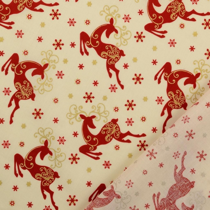 Kit De Tapisserie Aux Cerfs D'hiver - Toile 40x50cm, Modèle Peint à La Main (Collection D'Art)