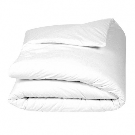 Linge de Lit LENA en Percale Unie Blanc