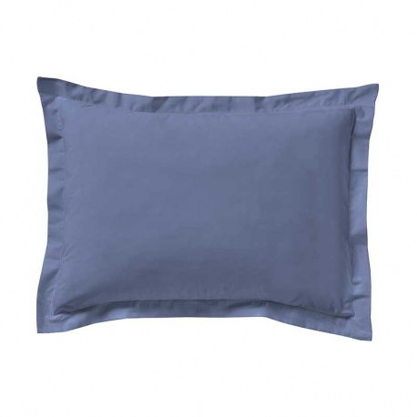 Linge de Lit LENA en Percale Unie Bleu