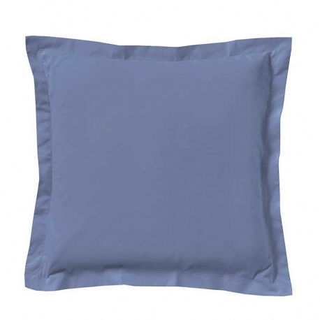 Linge de Lit LENA en Percale Unie Bleu