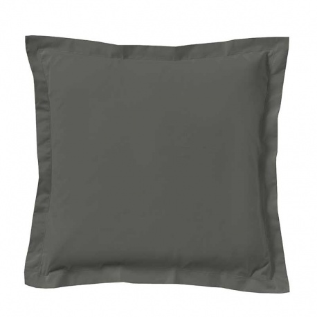 Linge de Lit LENA en Percale Unie Carbone