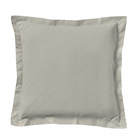 Linge de Lit LENA en Percale Unie Cendre