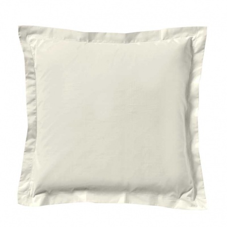 Linge de Lit LENA en Percale Unie Ivoire