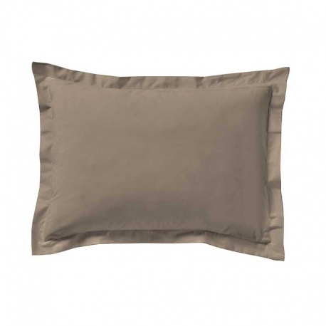 Linge de Lit LENA en Percale Unie Taupe