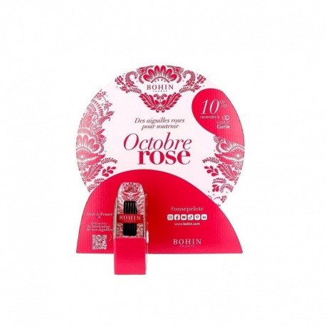 Pochettes 6 Aiguilles Octobre Rose Bohin 