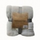 Plaid Microfibre Grand Luxe Sable