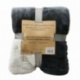 Plaid Microfibre Grand Luxe Souris