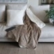 Plaid Microfibre Grand Luxe Taupe 