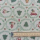 Tissu Hycu Toile Fond Coloris Lin Noel Vert 
