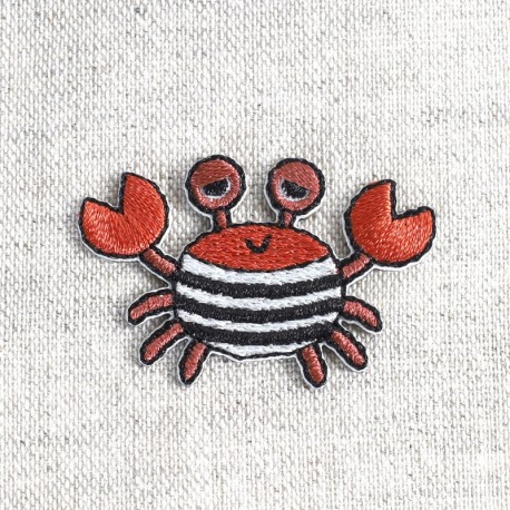Ecusson petits animaux - Crabe