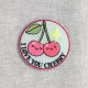Ecusson rigolo - I love you cherry