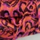 Tissu Toile Viscose Imprimée Tempête Mauve 