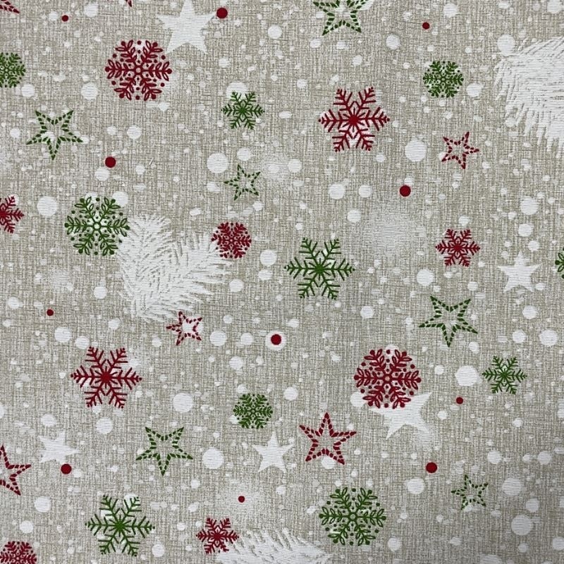 Tissu Imprimé Spirit Beige